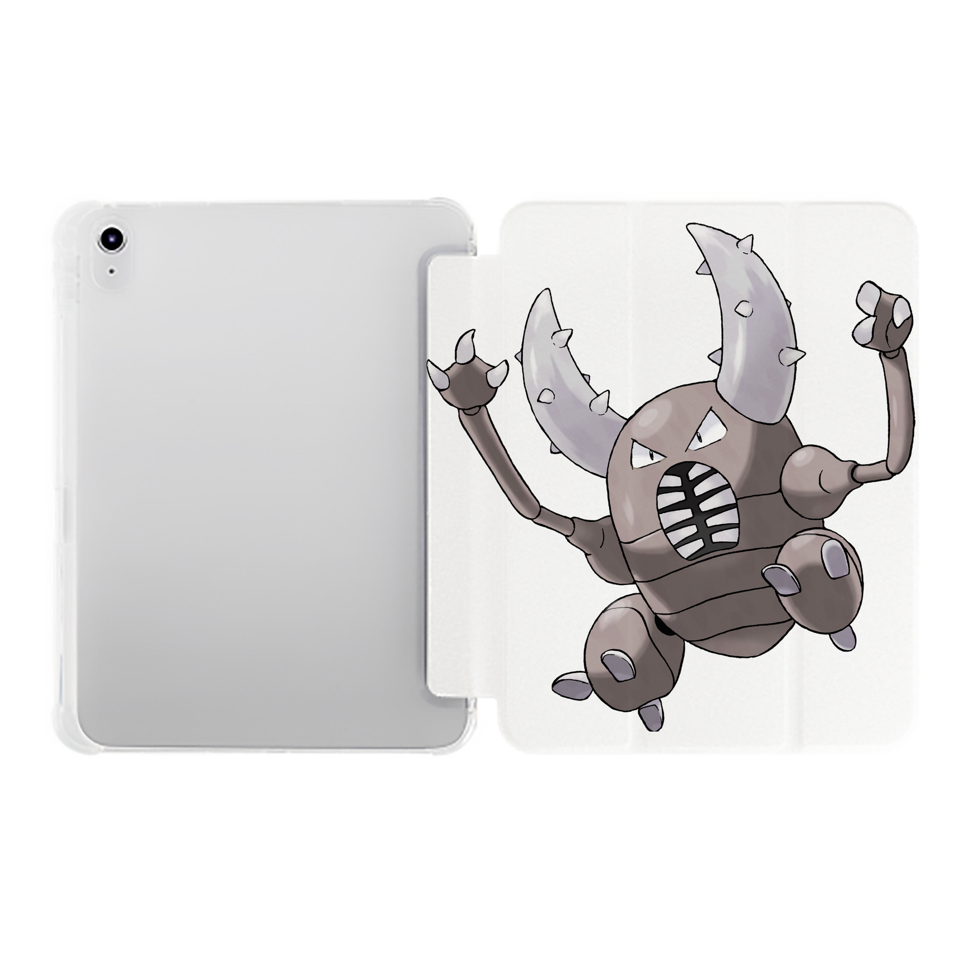 （画像用） ポケットモンスター Pokémon IPad ケース ペン収納付き 三つ折りスタンド PUレザー×シリコン 対応機種9.5/10.5/10.9インチ